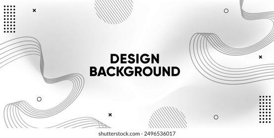 Abstract background with flowing lines and geometric shapes.