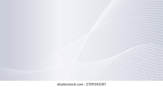 Fondo Abstractas con líneas fluidas. Tecnología de futuro digital sencilla y moderna. eps10