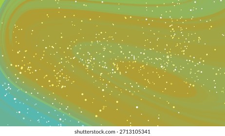Fundo abstrato com linhas fluindo, pontos cintilantes, e gradientes de cores vibrantes, Abstracts Twirl Particles, Stock royalty image.