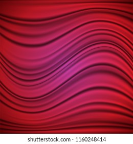 Abstract background with flowing lines and waves. Fractal composition of shadows and light. Vector illustration