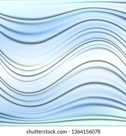 Abstract background with flowing lines and waves. Fractal composition of shadows and light. Vector illustration