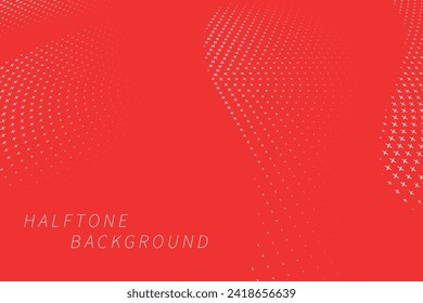 Abstract background with flowing particles. 3d abstract sci-fi user interface concept with gradient dots and lines. Digital cyberspace, high tech, technology concept.