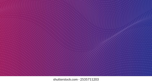 Fundo abstrato com partículas fluindo. conceito de interface do usuário de ficção científica abstrata 3d com linhas e pontos de gradiente