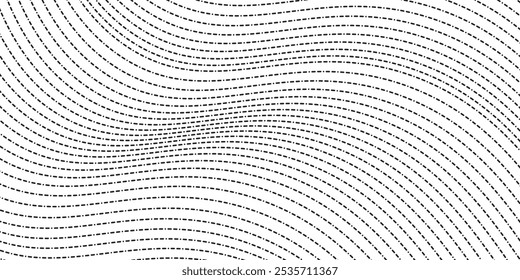 Abstract background with flowing particles. 3d abstract sci-fi user interface concept with gradient dots and lines