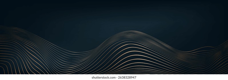 Abstract background with flowing particles. 3d abstract sci-fi user interface concept with gradient dots and lines. Digital cyberspace, high tech, technology concept.
