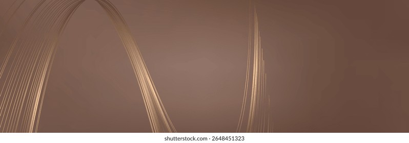 Fundo abstrato com partículas fluindo. 3d abstrato sci-fi conceito de interface do usuário com pontos de gradiente e linhas. Ciberespaço digital, alta tecnologia, conceito de tecnologia.