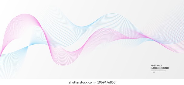 Fondo abstracto con partículas fluyendo. Concepto de tecnología digital para el futuro. ilustración vectorial.	