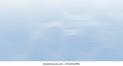 Fondo Abstractas con partículas que fluyen. Concepto de tecnología de futuro digital. vector