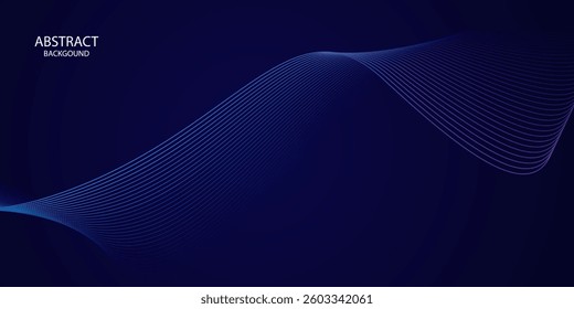 Abstract background with flowing particles. Dynamic waves. vector illustration. EPS2