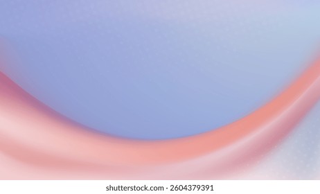 Abstract background with flowing pastel pink and blue hues.