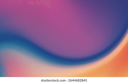 Abstract background with flowing pastel sunset hues