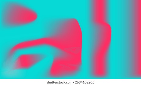 Abstract background with flowing pink and cyan gradients. Perfect for minimalist designs.