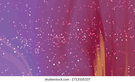 Abstract background with flowing purple and red colors and sparkling particles animation, Abstracts Twirl Particles, Stock royalty.