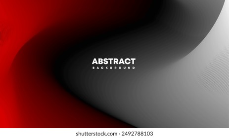 Abstract background of flowing red and white lines covering a dark background, abstract background for Independence Day