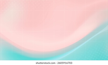 Abstract background with flowing rose quartz and aqua hues. 