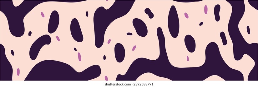 Abstract background with flowing shapes and lines. Design for prints, posters, cards, etc. Vector illustration. Technology Geometry. Seamless.