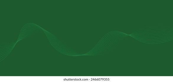 Abstract background with flowing wave lines. Futuristic technology concept. Vector illustration