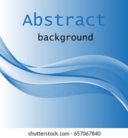 abstract background of flowing waves