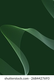 Abstract background with flowing waves design