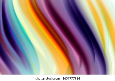 Abstrakter Hintergrund - fließende Farbverlauf-Wellen, mit dynamischem Bewegungszeileneffekt. Vektorgrafik für Bildschirmhintergründe, Banner, Hintergrund, Karte, Buchillustration, Landing-Page