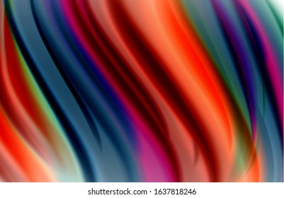 Abstrakter Hintergrund - fließende Farbverlauf-Wellen, mit dynamischem Bewegungszeileneffekt. Vektorgrafik für Bildschirmhintergründe, Banner, Hintergrund, Karte, Buchillustration, Landing-Page