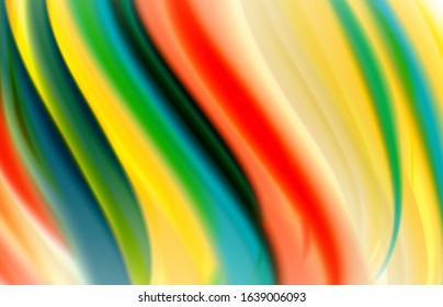Abstract background - fluid color gradient waves, with dynamic motion line effect. Vector Illustration For Wallpaper, Banner, Background, Card, Book Illustration, landing page