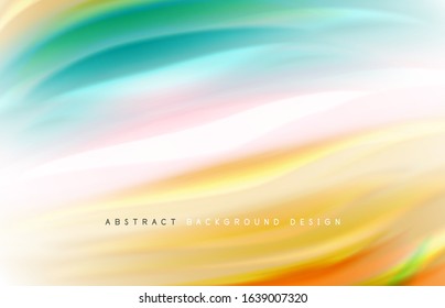 Fondo abstracto - ondas de gradiente de color fluido, con efecto de línea de movimiento dinámico. Ilustración vectorial para fondo de escritorio, pancarta, fondo, tarjeta, ilustración del libro, página de inicio