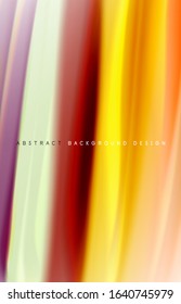 Abstract background - fluid color gradient waves, with dynamic motion line effect. Vector Illustration For Wallpaper, Banner, Background, Card, Book Illustration, landing page