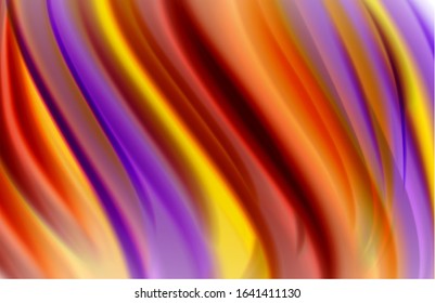 Fundo abstrato - ondas de gradiente de cor fluida, com efeito de linha de movimento dinâmico. Ilustração vetorial para papel de parede, banner, plano de fundo, cartão, ilustração de livro, página inicial