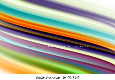 Fondo abstracto: ondas de degradado de color fluido, con efecto de línea de movimiento dinámico. Ilustración vectorial para papel tapiz, pancarta, fondo, tarjeta, ilustración del libro, página de inicio