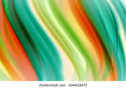 Abstract background - fluid color gradient waves, with dynamic motion line effect. Vector Illustration For Wallpaper, Banner, Background, Card, Book Illustration, landing page
