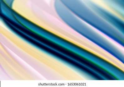 Fondo abstracto: ondas de degradado de color fluido, con efecto de línea de movimiento dinámico. Ilustración vectorial para papel tapiz, pancarta, fondo, tarjeta, ilustración del libro, página de inicio