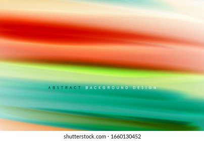 Abstract background - fluid color gradient waves, with dynamic motion line effect. Vector Illustration For Wallpaper, Banner, Background, Card, Book Illustration, landing page