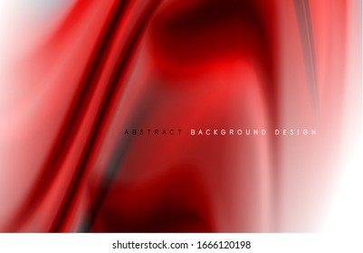 Fondo abstracto: ondas de degradado de color fluido, con efecto de línea de movimiento dinámico. Ilustración vectorial para papel tapiz, pancarta, fondo, tarjeta, ilustración del libro, página de inicio