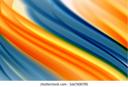Fondo abstracto: ondas de degradado de color fluido, con efecto de línea de movimiento dinámico. Ilustración vectorial para papel tapiz, pancarta, fondo, tarjeta, ilustración del libro, página de inicio