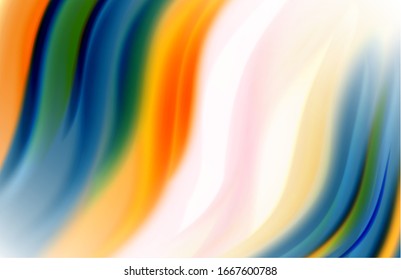 Abstract background - fluid color gradient waves, with dynamic motion line effect. Vector Illustration For Wallpaper, Banner, Background, Card, Book Illustration, landing page