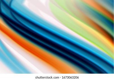 Fondo abstracto: ondas de degradado de color fluido, con efecto de línea de movimiento dinámico. Ilustración vectorial para papel tapiz, pancarta, fondo, tarjeta, ilustración del libro, página de inicio