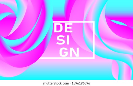 Abstract background. Fluid color shape. Futuristic design poster. Trendy abstract cover. Colorful gradient. Vector.