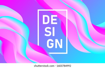 Abstract background. Fluid color shape. Futuristic design poster. Trendy abstract cover. Colorful gradient. Vector.