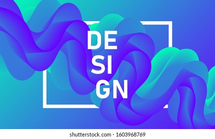Abstract background. Fluid color shape. Futuristic design poster. Trendy abstract cover. Colorful gradient. Vector.