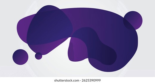 Abstract background fluid design in purple color. Can be used for wall decoration