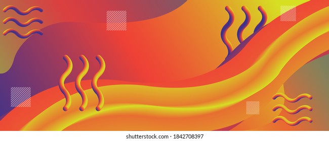 Vector de diseño del fluido de fondo abstracto