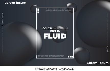 abstract background fluid drops of water on a dark canvas. Suitable For Wallpaper, Banner, Background, Card, Book Illustration, Web Landing Page 