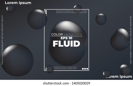abstract background fluid drops of water on a dark canvas, Suitable For Wallpaper, Banner, Background, Card, Book Illustration, Web Landing Page 