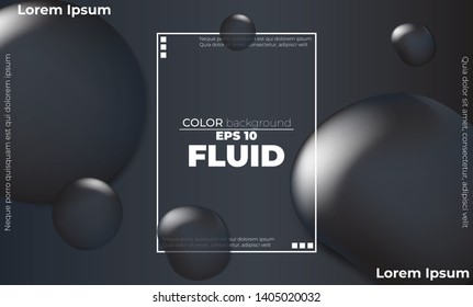 abstract background fluid drops of water on a dark canvas. Suitable For Wallpaper, Banner, Background, Card, Book Illustration, Web Landing Page 