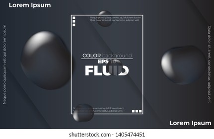 abstract background fluid drops of water on a dark canvas. Suitable For Wallpaper, Banner, Background, Card, Book Illustration, Web Landing Page 