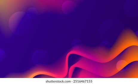 Abstract background with fluid and dynamic effect. Modern gradient background. Vector illustration for design template