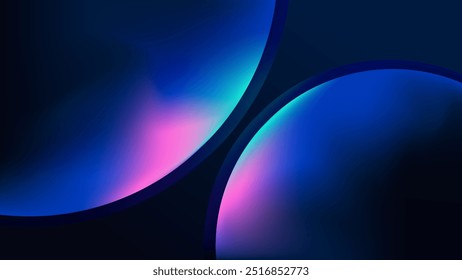 Abstract background with fluid and dynamic effect. Modern gradient background. Vector illustration for design template