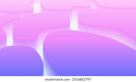 Abstract background with fluid and dynamic effect. Modern 3D gradient background. Vector illustration for design template