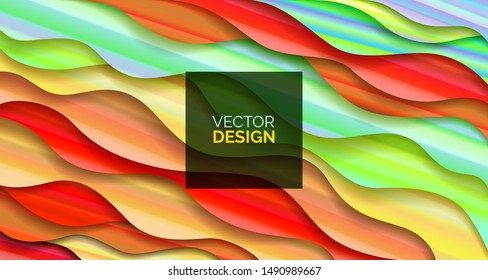Abstract background Fluid Geometric design with liquids and shapes. Trendy vector for templates, cards, color covers. Wave Liquid shape on multycolor background, vector background